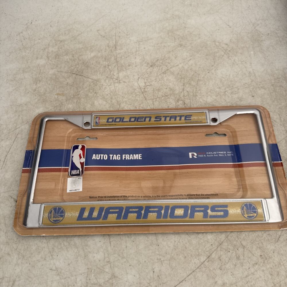 Golden State Warriors NBA Auto Tag Frame Steph Curry